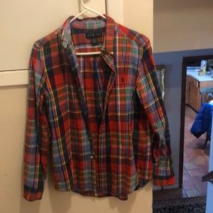 Ralph Lauren plaid flannel shirt vintage